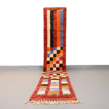 Vintage Runner Moroccan Rug 2.3 x 13.2 feet / 70 x 405 cm - Ettilux Home